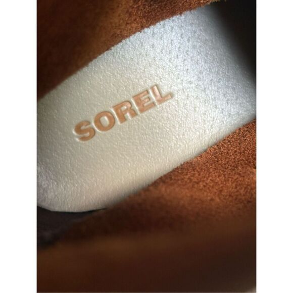 Sorel Addington Lace Up Bootie Womens Size 8.5 Elk Brown Leather Waterproof - Picture 5 of 11